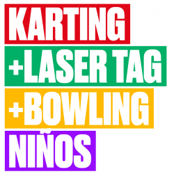 Karting + Bowling + Laser...
