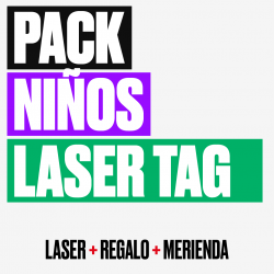 Pack Laser Tag Kids (hasta...
